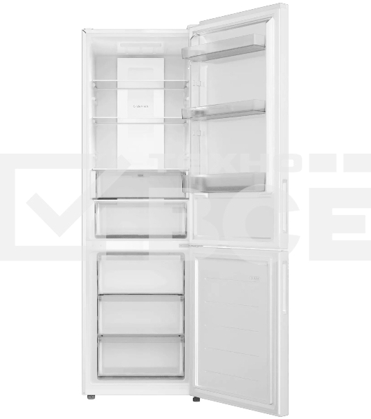 Холодильник Candy CFN6185WDC белый двухкамерный 191/91л морозилка снизу, No Frost