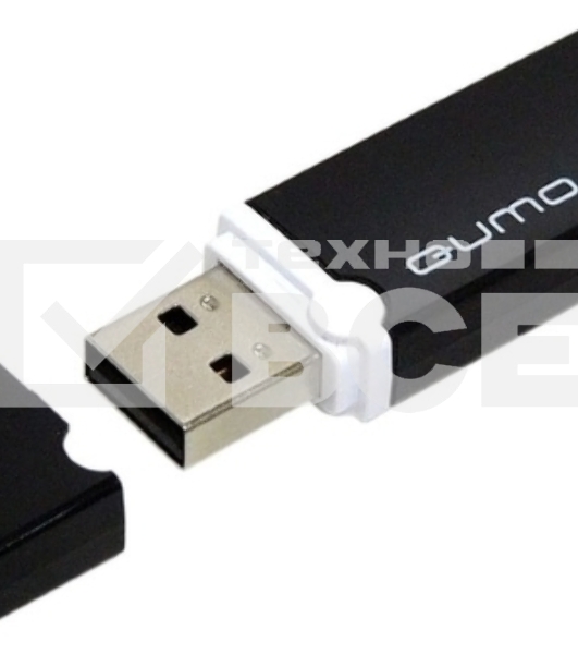Флэш Диск USB 2.0 QUMO 32GB Optiva 02 Black QM32GUD-OP2-black