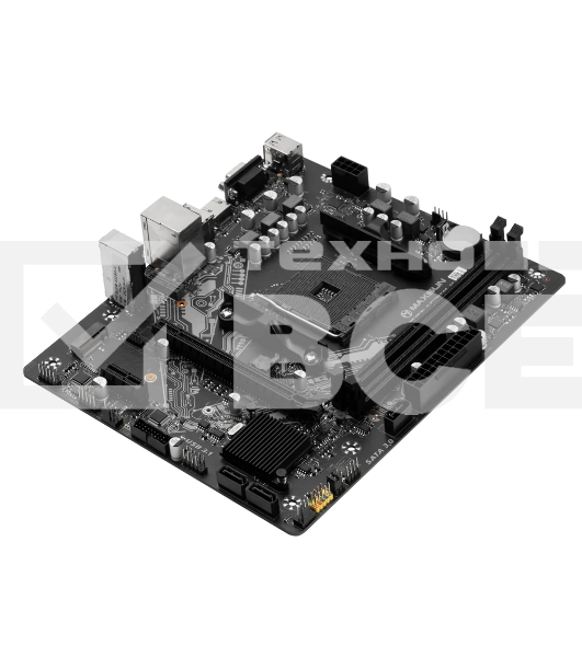 Материнская плата Maxsun Challenger A520M-K, AM4, AMD A520, 2xDDR4, 3xSATA, 1xM.2, 1xPCIe 3.0 x16, 1xPCIe 3.0 x1, 1xHDMI, 1xVGA, 1x 1Gb LAN, 2xUSB-A 3.2 Gen 1, 4xUSB-A 2.0, 3x3.5 мм, 5.1, M-ATX
