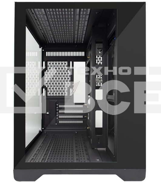 Компьютерный корпус 1STPLAYER MEGAVIEW MV6-T Black / mATX / MV6-TP-BK