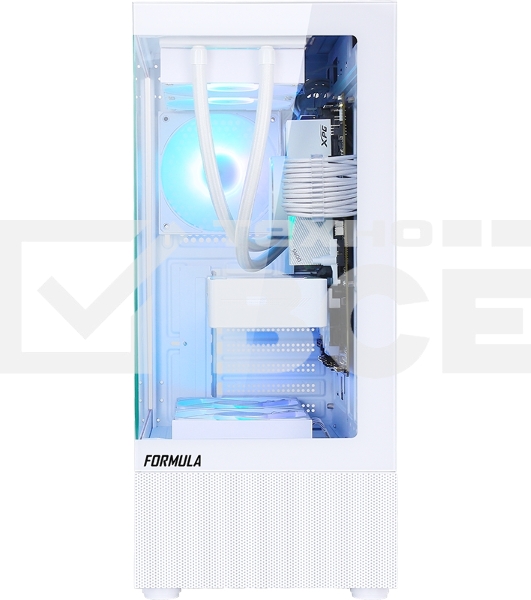 Компьютерный корпус AeroCool / Formula Crystal Z1 PLUS белый без БП ATX 2xUSB2.0 1xUSB3.0 1xUSB3.1 audio bott PSU