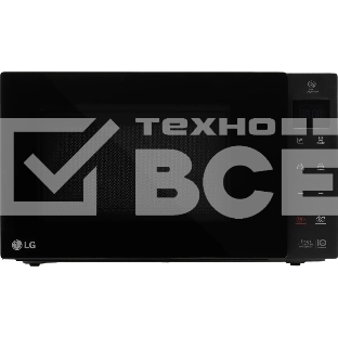 Микроволновая печь LG MW23R35GIB инвертор, черный, 23 л, 1000 Вт, переключатели - сенсор