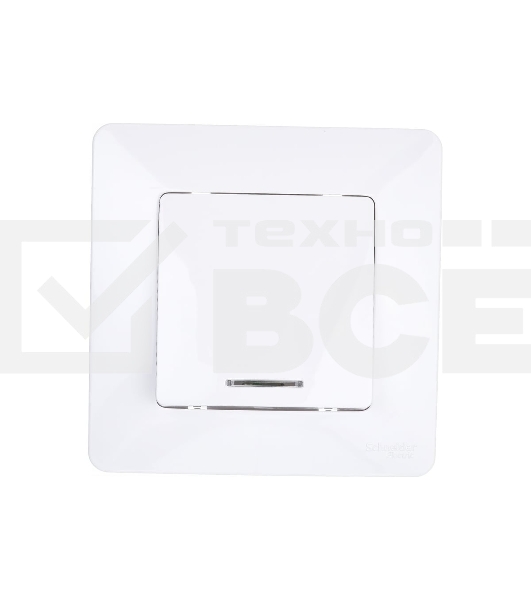 Выключатель 1-кл. СП BLANCA (сх.1) 10А 250В с подсветкой бел. SchE BLNVS010111
