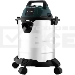 Строительный пылесос Zitrek ZKVC1500-15S серебристый/зеленый, 1500 Вт, уборка сухая, пылесборник контейнер, 15 л, фото 1