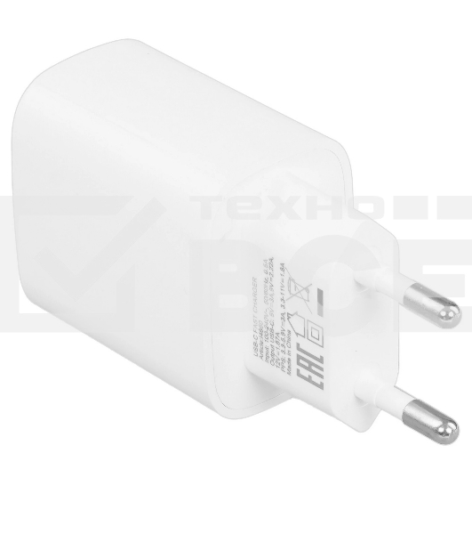 Сетевое зарядное устройство PERFEO с разъемом TYPE-C, 20W, белый (I4660)