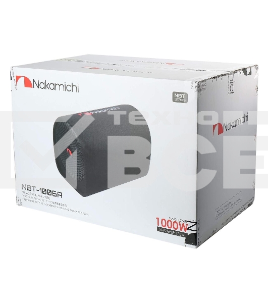 Сабвуфер автомобильный Nakamichi NBT-1006A 100Вт активный (25см/10