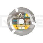 Диск пильный по дереву Fit, посадочный диаметр 22.2 мм, 3 зуба с карбидными вставками, мелкий зуб, 125 мм, фото8