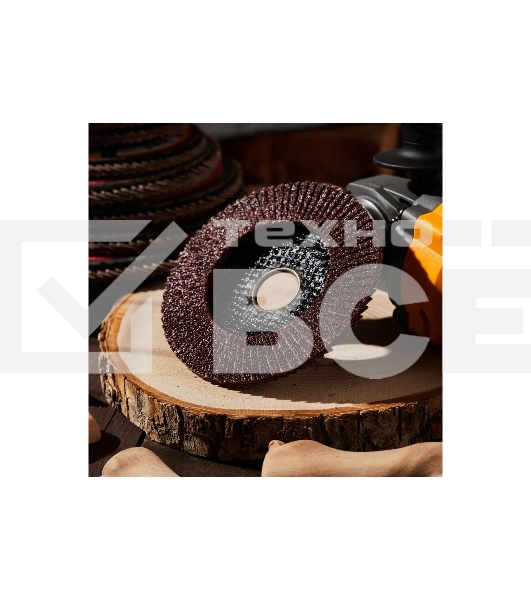 Круг лепестковый торцевой Kranz KR-90-0004 P24, 115х22,2 мм