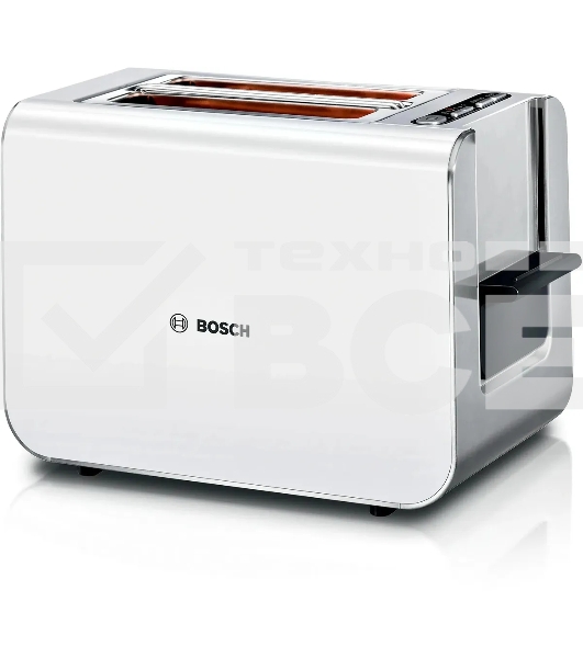 Тостер Bosch TAT8611N 860Вт белый