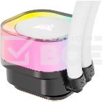 Система жидкостного охлаждения Corsair iCUE LINK H150i RGb (360мм, белый, RGb/Fans: 3x120мм, 63.1CFM, 37dBA, 2400RPM/Rad thickness 27мм/S: 1851, 1700, 1200, 115X, AM5, AM4), фото16