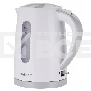 Чайник электрический Zelmer ZCK7616S белый/серый