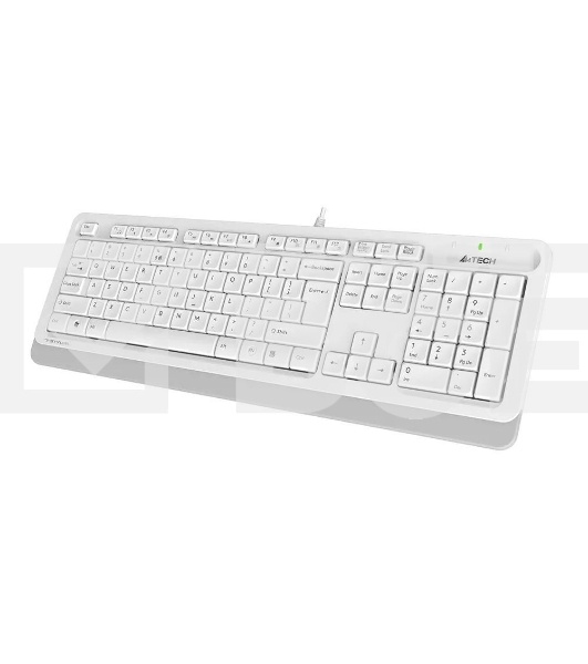 Комплект клавиатура+мышь A4Tech FStyler F1010 проводной, USB, 1600 DPI, белый/серый