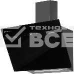 Вытяжка каминная Maunfeld Amber 60 Glass черная, 60 см, 1050 куб. м/ч, 55 дБ, фото 1