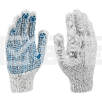 Перчатки трикотажные Сибртех х/б, 200 пар, ПВХ точка, 6 нитей, 10 класс, фото9