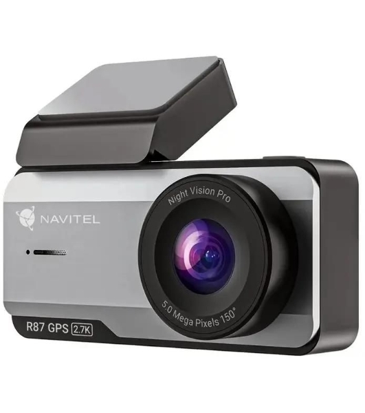 Видеорегистратор Navitel R87 GPS, 2592x1944, 3.7', GPS, Wi-Fi, G-сенсор, GPS-информатор