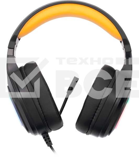 Гарнитура MARVO HG9084 Pulz 80 чёрный, проводная, USB, подсветка