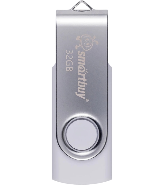 Флешка USB SmartBuy 032GB Twist White (SB032GB2TWW)