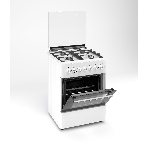 Комбинированная плита REEX RPH-60 K WH 4 Газовые конфорки Электрическая духовка, фото3