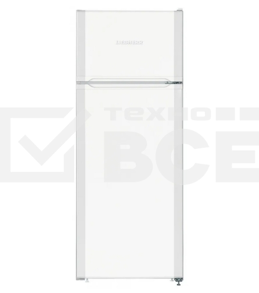 Холодильник Liebherr CTE 2531-26 001 белый двухкамерный 189/44л морозилка сверху