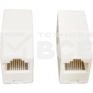 Коннектор Buro BU-SOCKRJ45-C6 кат.6 RJ45 белый