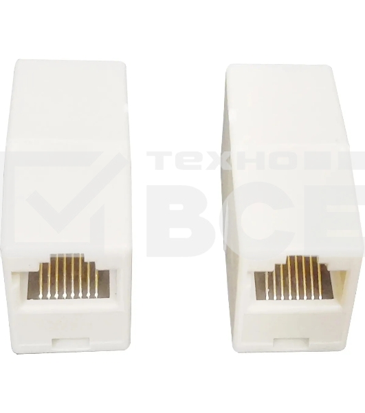 Коннектор Buro BU-SOCKRJ45-C6 кат.6 RJ45 белый