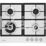 Газовая варочная поверхность Indesit THPM 642 WS/WH/I, независимая, белый, фото 1