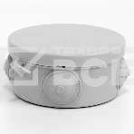 Коробка распределительная ОП 85х40мм 4 каб. вводов IP54 сер. (круг.) TOKOV ELECTRIC TKE-KR-85-40-C06, фото2