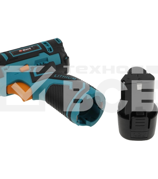 Дрель-шуруповерт Bort BAB-12x2Li-FD, Аккумуляторная, 12В, 2 АКБ