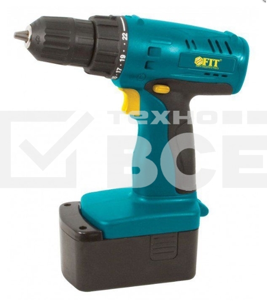 Дрель-Шуруповерт Fit 80132, Аккумуляторная, 12В