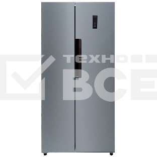 Холодильник LEX LSB520DgID темно-серый двухкамерный 286/174 л морозилка сбоку, No Frost, Side-by-Side