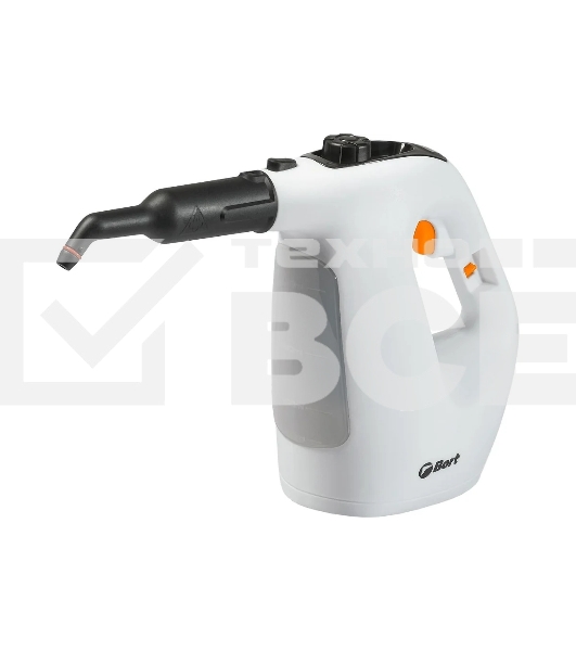 Пароочиститель Bort BDR-1500-RR, ручной, 1,5 кВт., давление 3 бар., пар 35 г/мин., t-пара 133 °С., бак 0,35 л.
