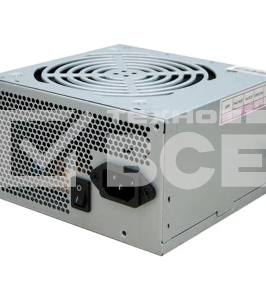 Блок питания ATX GPT500S, GPT 500Вт, 120мм, серый