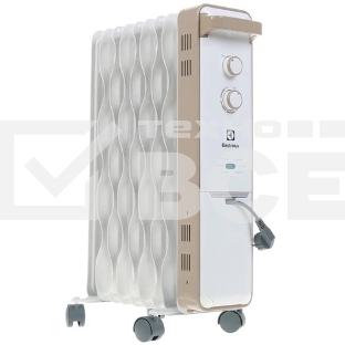 Масляный обогреватель Electrolux EOH/M-9209 белый, 2000 Вт, 25 м2, термостат