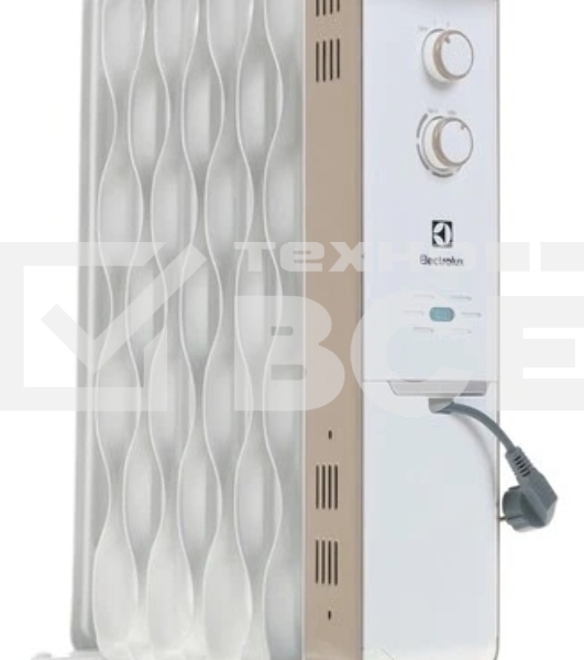 Масляный обогреватель Electrolux EOH/M-9209 белый, 2000 Вт, 25 м2, термостат