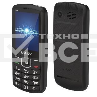 Мобильный телефон Maxvi P33 черный
