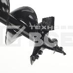 Шнек двухзаходный D 100B для грунта к бензобуру со сменными ножами, диаметр 100мм длина 800мм, фото3