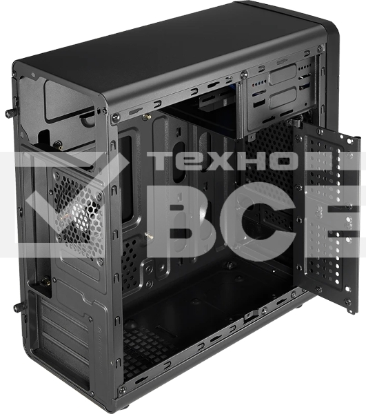 Компьютерный корпус Aerocool/Formula Qs-180 черный без БП mATX 1x80мм 2xUSB 2.0 1xUSB 3.0 audio