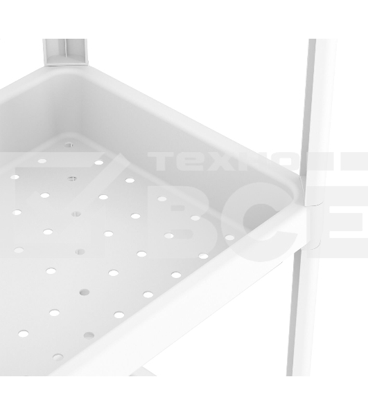 Стеллаж SHEFFILTON SHT-SS25-3 белый (283345)