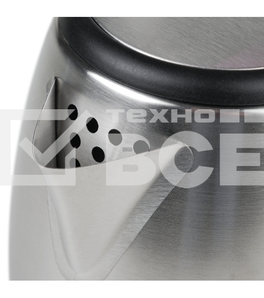 Чайник электрический Centek CT-1071 (матовый) металл 1.7 л, внутренняя металлическая отделка крышки