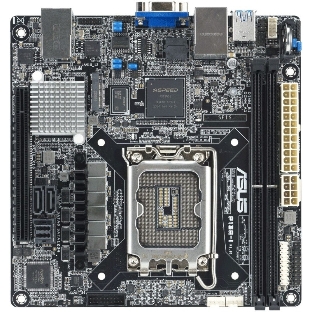 Материнская плата серверная ASUS P13R-I, LGA1700, Intel C262, 2xDDR5 (ECC), 6xSATA, 1xM.2, 1xPCIe 5.0 x16, 1xVGA, 3x1Gb LAN, 2xUSB-A 5Gbps, 2xUSB-A 10Gbps, mITX