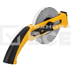 Рулетка геодезическая Denzel 50 м х 13 мм, открытый корпус, металлическая лента, фото2