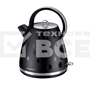 Чайник электрический Maunfeld MFK-647BK черный с хромированными элементами