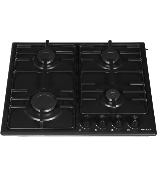 Газовая варочная панель Vitek VGH 6410 MBK черный
