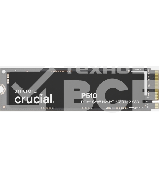 Накопитель SSD Crucial P510 2Tb PCIe Gen5 NVMe M.2 SSD CT2000P510SSD8