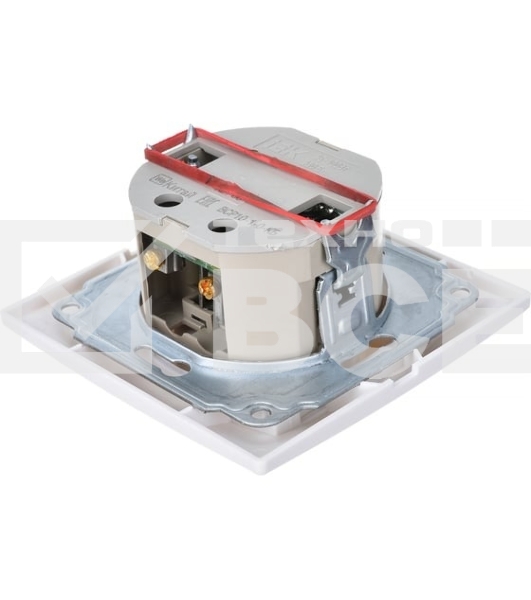 Светорегулятор поворот. СП КВАРТА IP20 ВСР10-1-0-КБ бел. IEK EDK10-K01-03-DM