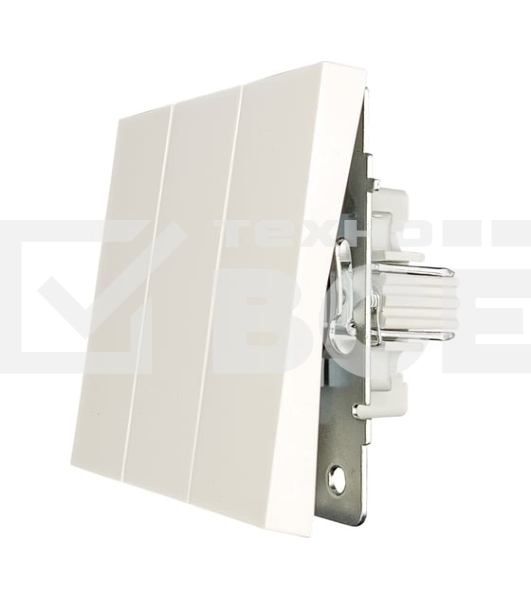 Выключатель 3-кл. LEZARD СП ZIMA IP20 10А безвинт. зажим, слон. кость 704-9088-109QC