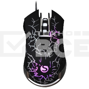 Мышь проводная SunWind SW-M705G черный, 3600 dpi, USB, кнопки - 6