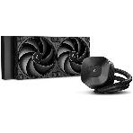 Система жидкостного охлаждения Deepcool LE240 V2 Zero Dark Soc-AM5/AM4/1200/1700/1851 черный 4-pin 28.2-31.6dB Al 220W 1359gr Ret (R-LE240ZERO-BKLNMD-G-1), фото 1