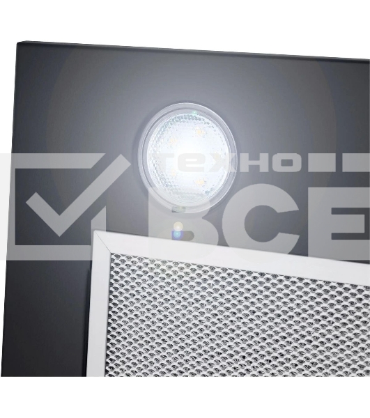 Вытяжка встраиваемая Maunfeld Crosby Singl 60 черный, 60 см, 850 куб. м/ч, 48 дБ