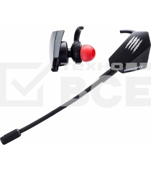 Гарнитура Mad Catz E.S. PRO+ чёрный, проводная, mini jack 3.5 мм, вставные